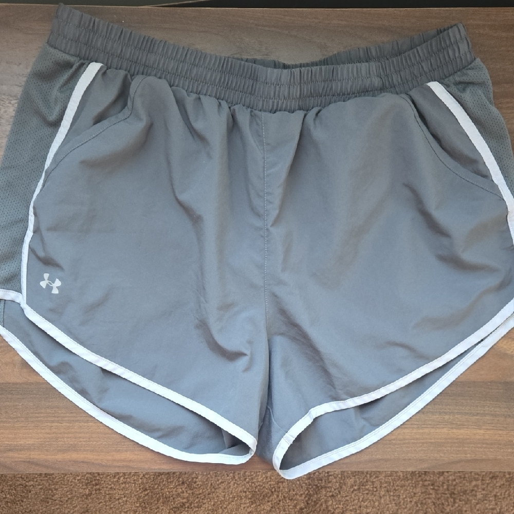 Under Armour Women's Grey Athletic Running Shorts